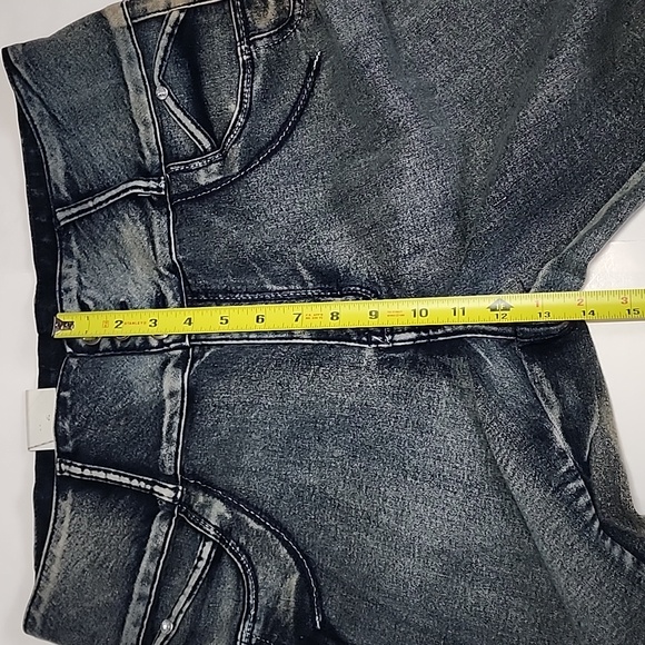 DIAMANTE BOOTCUT JEANS/ SIZE 16 - Picture 6 of 11
